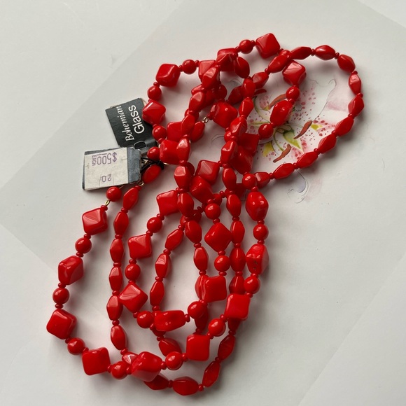 Bohemian Glass Necklace - Picture 1 of 13